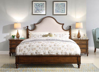 Bett Polster Design Luxus Doppel Hotel Betten Schlaf Zimmer Textil 180x200cm Neu